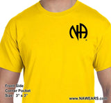 NA Symbol in Black Tee - nawears