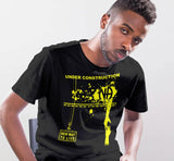 Under Construction Black Tee - nawears