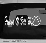 Win Decal - AA Friend Of Bill W - nawears
