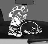 Win Decal - Pissing on Addiction