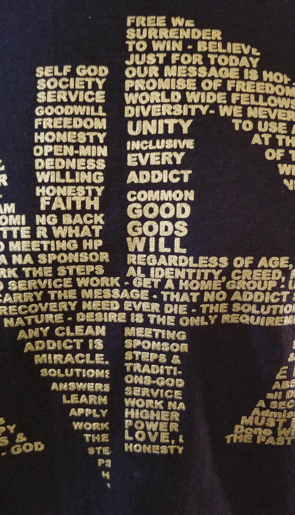 Words Of Recovery V.1 SS/LS Tee