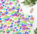 NA SYMBOL BURST Wrapping Paper