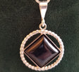 az0175- NA Silver  Black Onyx  Pendant - nawears