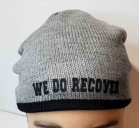NA GRAY BEANIE With NMW & WDR 