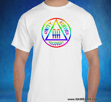 AA Rainbow Double Symbol dtf Tee