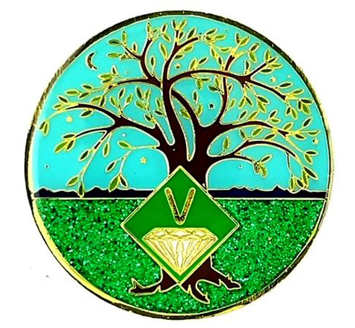 NA Recovery Tree  Medallion - nawears