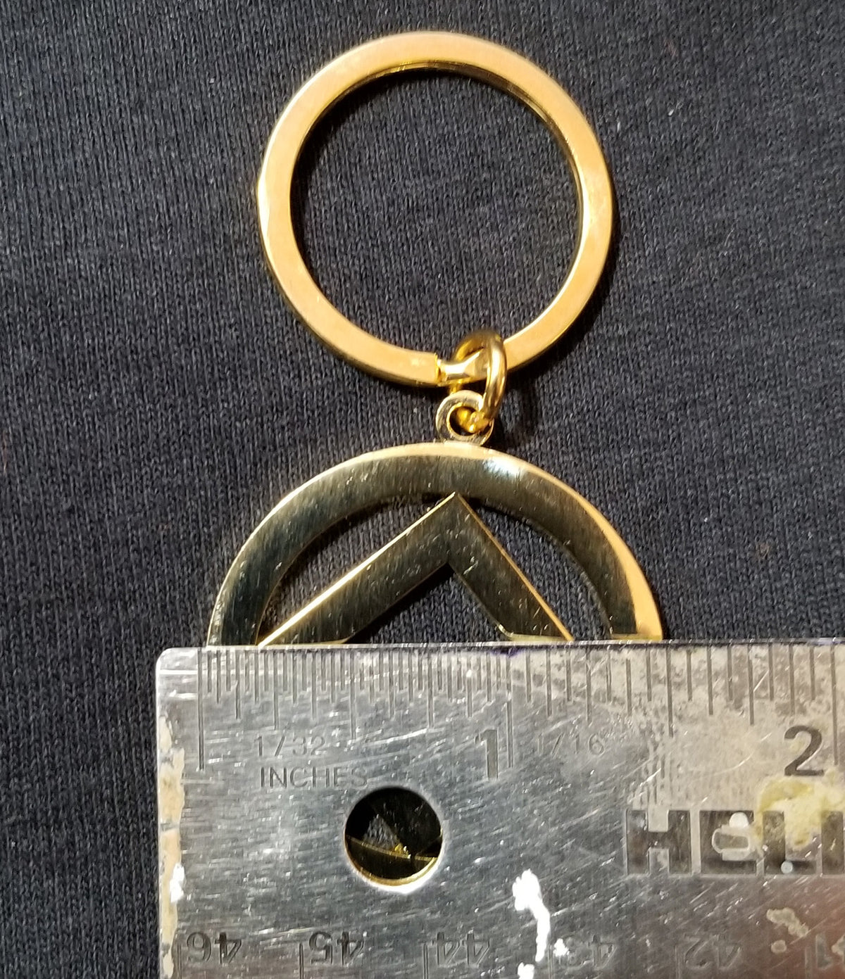 Naf Keychain NAWEARS, Narcotics Anonymous Gifts,NA Gold Service Symbol Key Tag – nawears