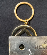 mkt- Gold Service Symbol Key Chain