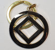 Gold NA Service Symbol Key Chain