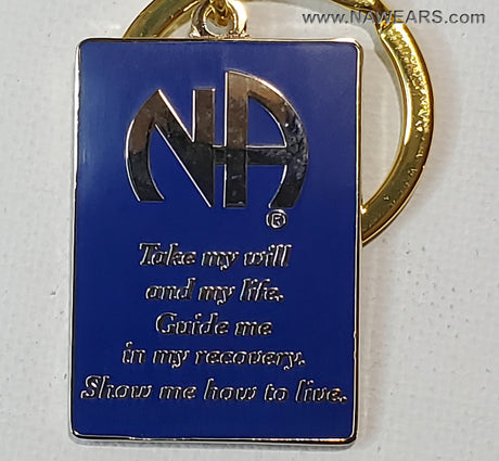 NA 3rd Step Prayer Key Chain