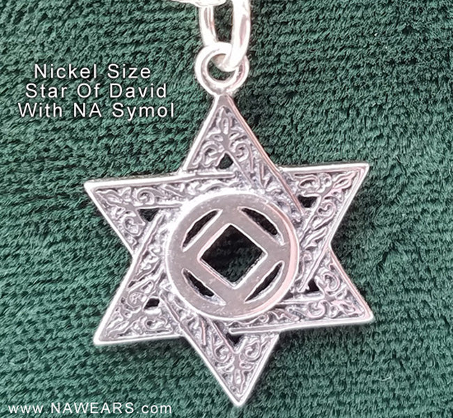 ssj009- Star With NA Symbol Pendant