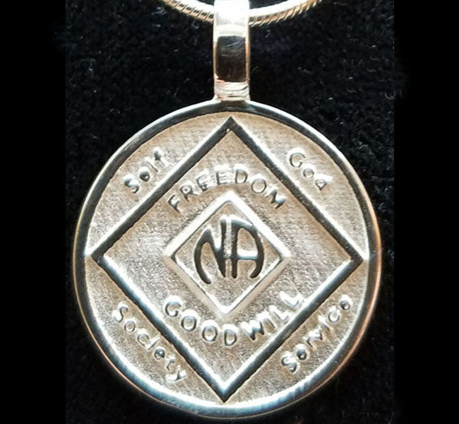 ssj012- NA Medallion & 3rd Step Pendant